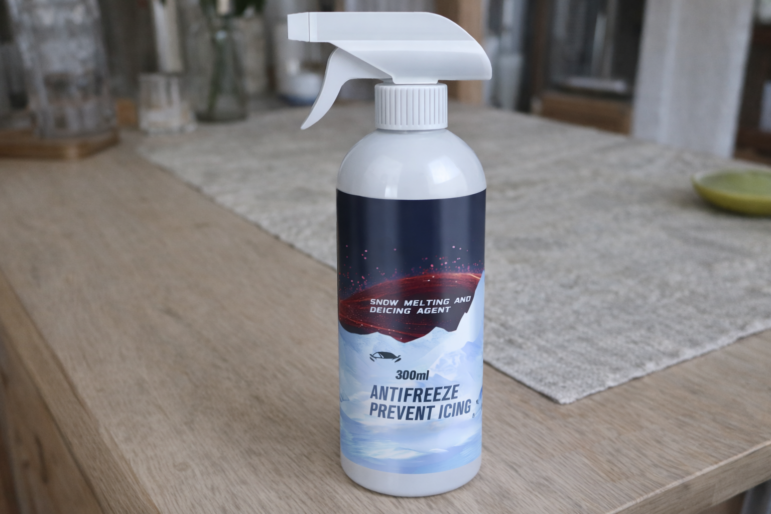 Антиобмерзальний спрей для скла та авто